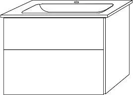 SA Set Keramik-WT 3way (BR323) 591x755x477 Eiche-Nordic