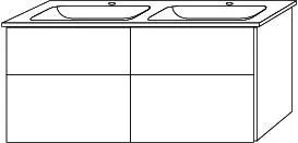 SA Set Keramik-WT 3way (BR328) 591x1255x477 Eiche-Nebraska