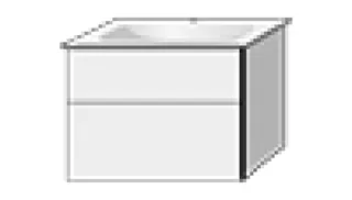 SA Set Keramik-Waschtisch 3way (BR400) 582x790x497 Weiß-Soft – Bild 2