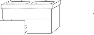 SA Waschtischunterbau mit Auszügen 3way (BR656) 593x1150x462 Eiche-Natural-Touch – Bild 3
