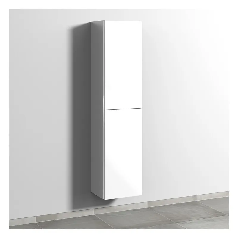SA Hochschrank rechts 3way (BS095) 1700x400x345 Weiß-Glanz