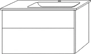 SA Set Keramik-WT 3way (BS326) 591x955x478 Sandgrau-Matt