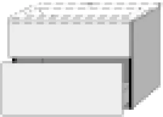 SA Waschtischunterbau mit Auszügen 3way (BS642) 585x790x437 Schwarz-Matt – Bild 3