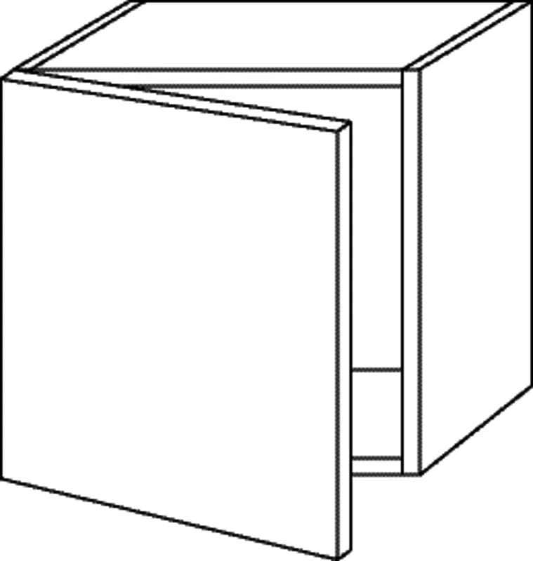 SA Regalmodul mit Tür Cubes (CT120) 350x350x346 Weiß-Matt