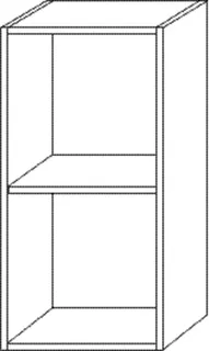 SA Regalmodul offen Cubes (CU101) 700x350x328 Eiche-Nordic