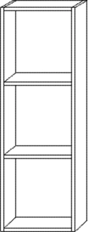 SA Regalmodul offen Cubes (CU113) 1050x350x180 Eiche-Nordic