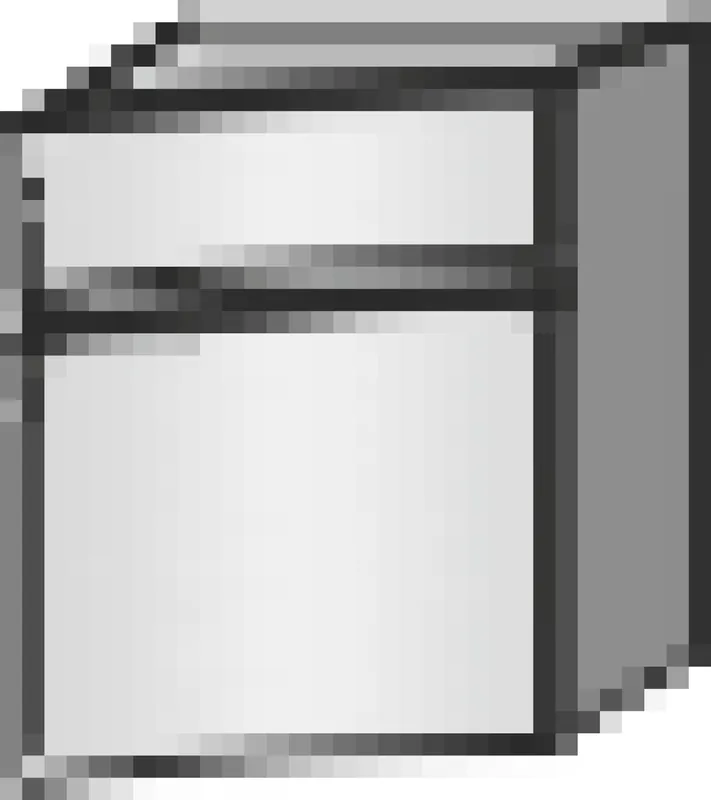 SA Anbauschrank rechts CurveBay (CW311) 570x400x449 Anthrazit-Glanz