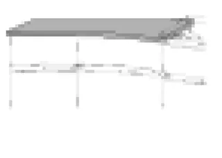 SA Abdeckpl. geschweift Anbau links CurveBay (CW400) 19x818x454 Weiß-Glanz – Bild 2