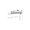SA Abdeckpl. geschweift Anbau rechts CurveBay (CW403) 19x418x454 – Bild 3