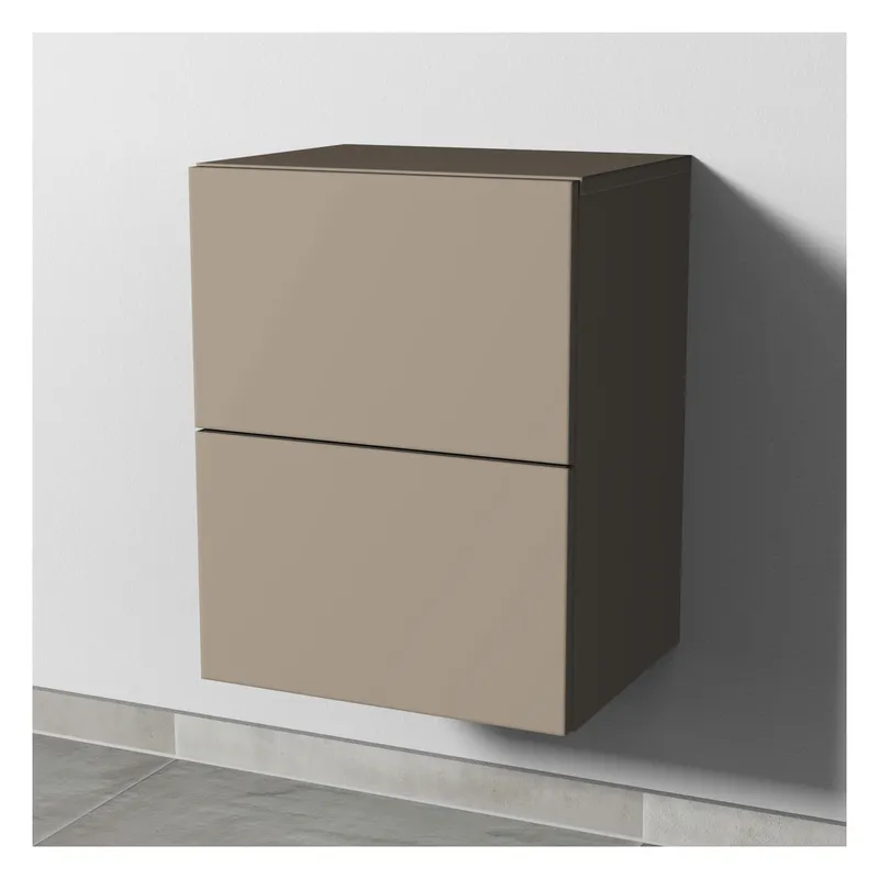 SA Anbauschrank mit Auszügen 4balance (DL100) 520x400x328 Sandgrau-Matt