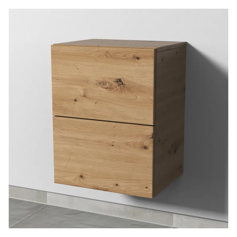 SA Anbauschrank mit Auszügen 4balance (DL100) 520x400x328 Eiche-Natural-Touch