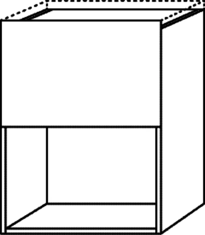 SA Anbauschrank mit Auszug 4balance (DL110) 520x400x328 Weiß-Glanz
