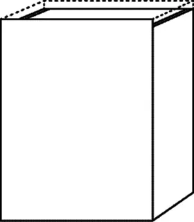 SA Anbauschrank Rechtsanschlag 4balance (DL121) 520x400x328 Weiß-Matt