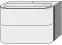 SA Set Keramik-Waschtisch mit Auszügen 4balance (DL402) 522x784x514 Weiß-Glanz