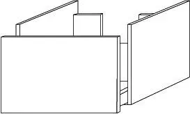 SA Waschtischunterbau mit Auszug 2morrow (G1320) 340x500x520 Weiß-Soft – Bild 2