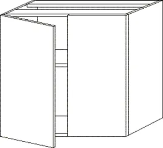SA Anbau-/Solitärschrank 2morrow (G1392) 510x600x520 Weiß-Soft