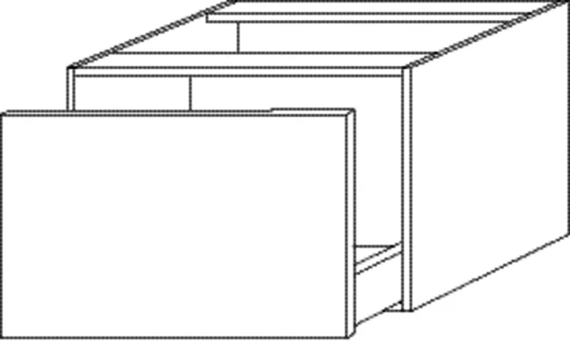 SA Anbau-/Solitärschrank mit Auszug 2morrow (G223182) 340x500x520