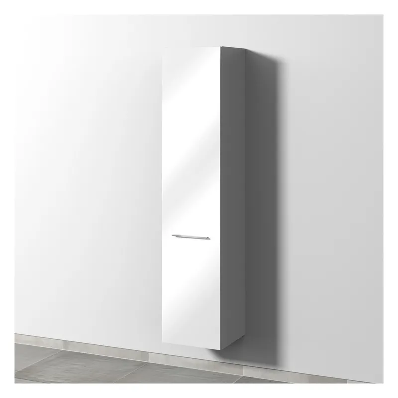 SA Hochschrank Anschlag links 2morrow (G2270L) 1615x350x350 Weiß-Hochglanz
