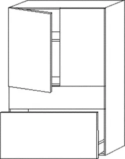 SA Mittelschrank 2morrow (G2276) 1105x700x350 Eiche-Kansas