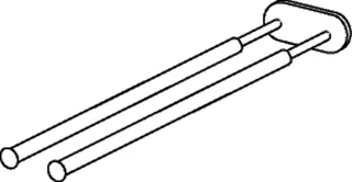 SA Handtuchhalter (HH661) 49x96x325 Chrom