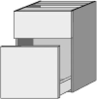 SA Unterschrank 2morrow (P2213) 510x350x520 Weiß-Glanz