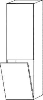 SA Hochschrank A: rechts 2morrow (P2272R) 1615x450x350 – Bild 3