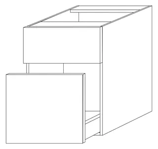 SA Unterschrank 2morrow (P3213) 510x350x520 Taupe-Matt – Bild 2