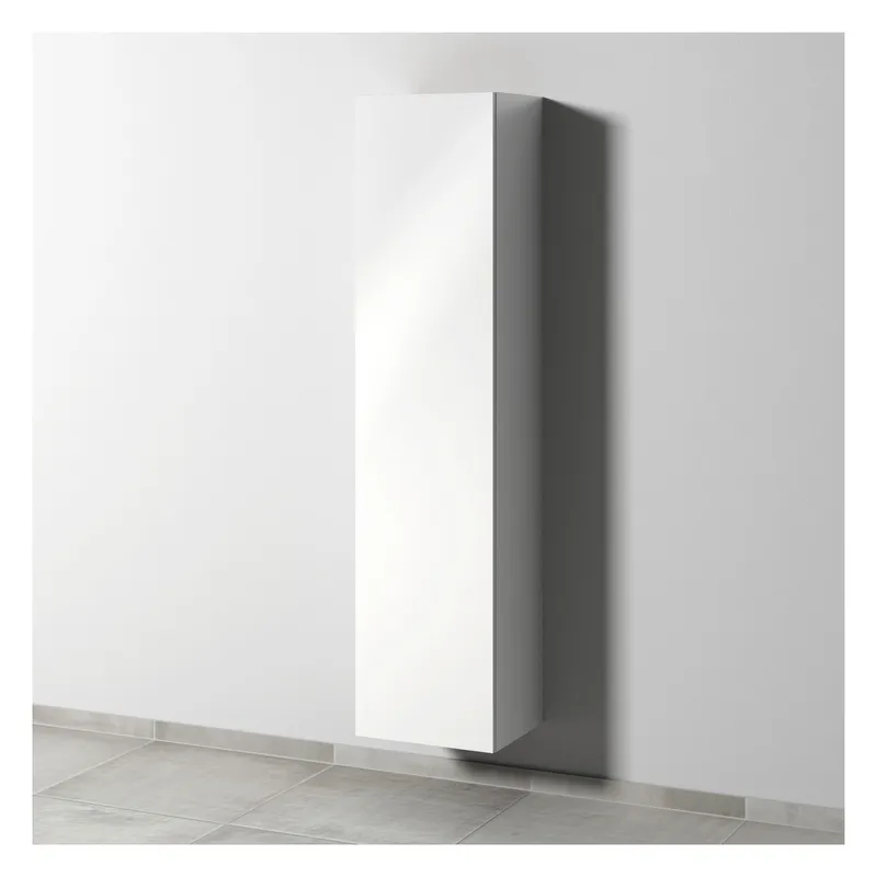 SA Hochschrank rechts Solo One (PS101) 1700x400x338 Weiß-Glanz