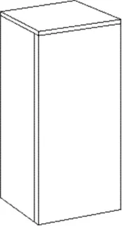 SA Mittelschrank rechts Solo One (PS103) 850x400x338 Eiche-Kansas