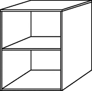 SA Anbauregal Solo One (PS220) 520x401x502 Eiche-Kansas – Bild 2