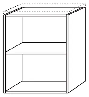 SA Anbauregal offen (RM100) 504x400x309 Weiß-Glanz – Bild 2