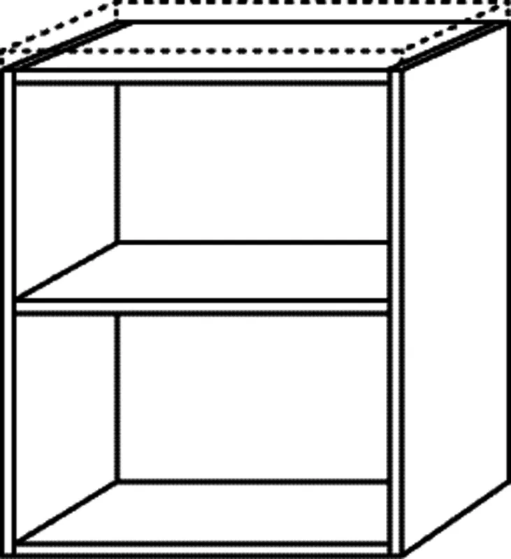 SA Anbauregal offen (RM100) 504x400x309 Eiche-Natural-Touch