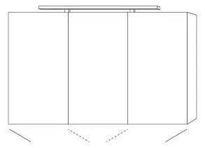 SA Melamin-SPS MILLA Reflection (SD145) 750x1200x149 Eiche-Natural-Touch – Bild 3
