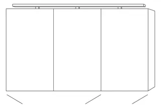 SA Melamin-SPS MILLA Reflection (SD147) 750x1300x149 Eiche-Tabak – Bild 3