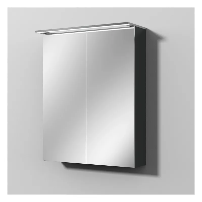 SA Melamin-SPS MALTE Reflection (SD150) 750x600x149 Anthrazit-Matt