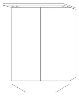 SA Melamin-SPS MALTE Reflection (SD150) 750x600x149 Vulkan-Matt – Bild 3