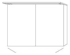 SA Melamin-SPS MALTE Reflection (SD154) 750x1000x149 Anthrazit-Matt – Bild 2