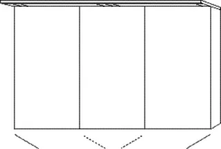 SA Melamin-SPS MALTE Reflection (SD156) 750x1200x149 Eiche-Kansas – Bild 2