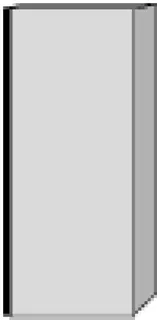 SA Mittelschrank rechts 3way (SF121) 850x350x345 Macchiato-Matt