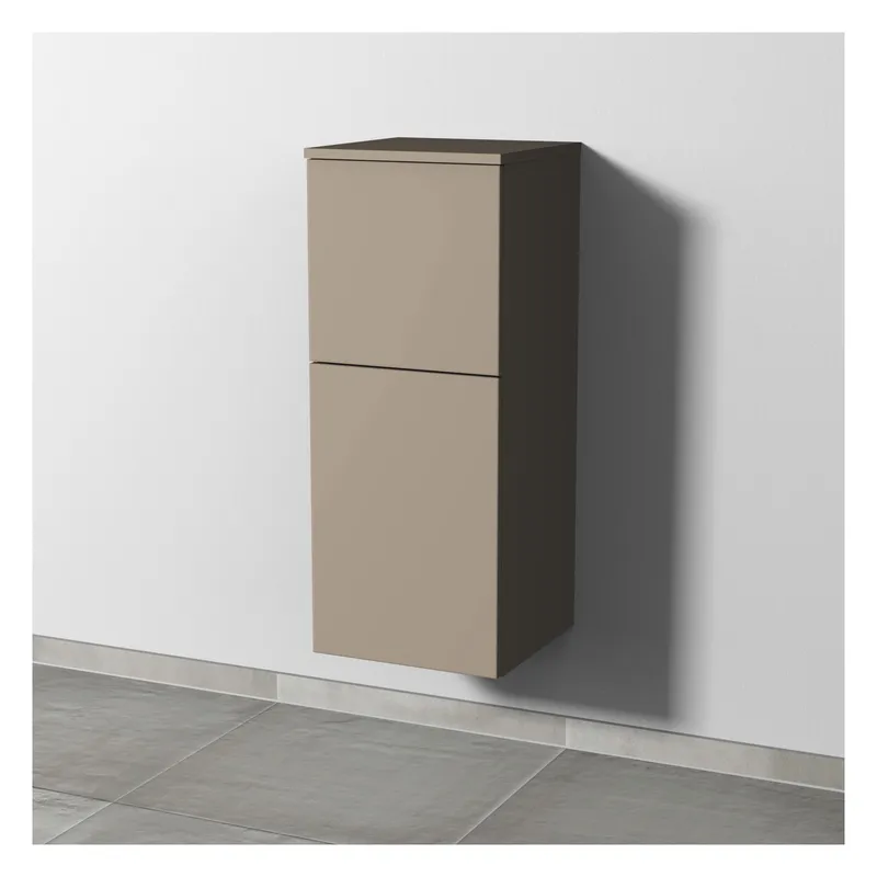 SA Mittelschrank links 3way (SF126) 850x350x345 Sandgrau-Matt