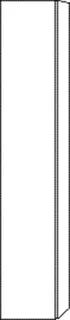 SA Hochschrank links 3way (SM106) 1700x300x345 Anthrazit-Matt – Bild 2