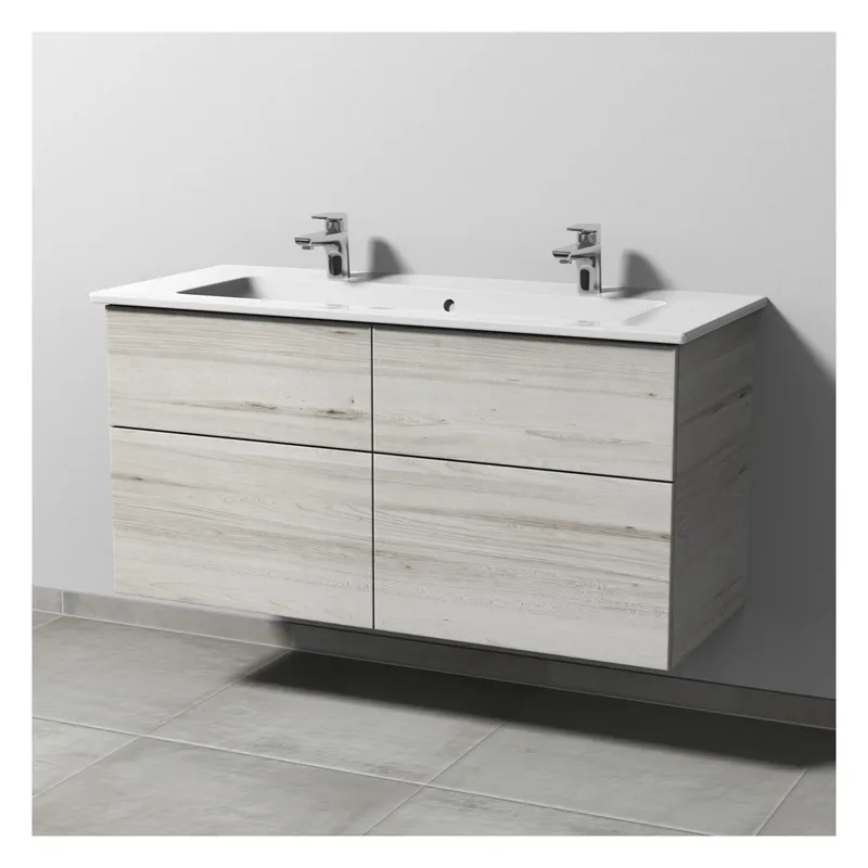 SA Set Keramik-Waschtisch 3way (SM329) 591x1155x477 Linde-Hell