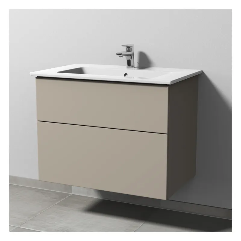 SA Set Keramik-Waschtisch 3way (SP323) 591x755x477 Kaschmir-Matt