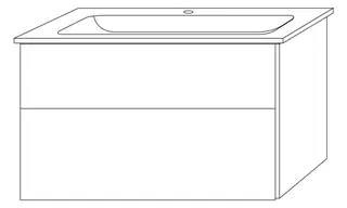 SA Set Keramik-Waschtisch 3way (UM324) 591x955x477 Weiß-Soft – Bild 4
