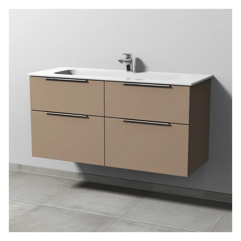 SA Set Keramik-Waschtisch 3way (UF482) 582x1170x460 Macchiato-Matt