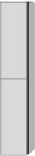 SA Hochschrank links 3way (UM090) 1700x300x345 Eiche-Kansas