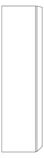 SA Hochschrank links 3way (UM110) 1700x400x345 Eiche-Kansas – Bild 4