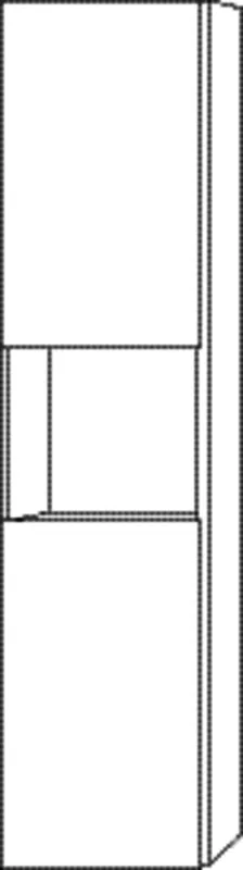 SA Hochschrank links 3way (UM116) 1700x400x345 Eiche-Natural-Touch