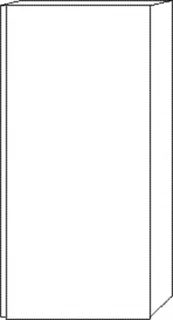 SA Mittelschrank rechts 3way (UM123) 850x400x345 Eiche-Tabak – Bild 2