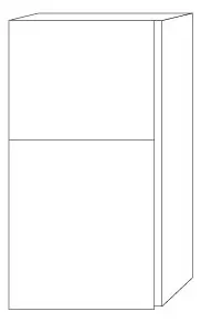 SA Unterschrank 3way (UM142) 580x300x345 Eiche-Kansas – Bild 3